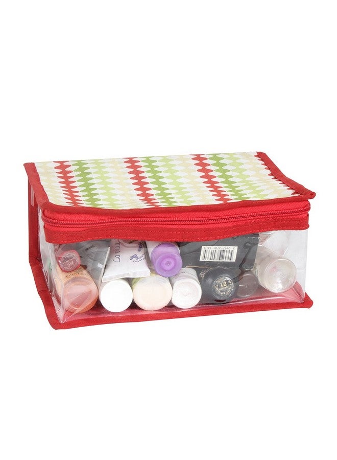 PrettyKrafts Pretty Krafts Red Strips Make up Case (vanity kit) - Image 3