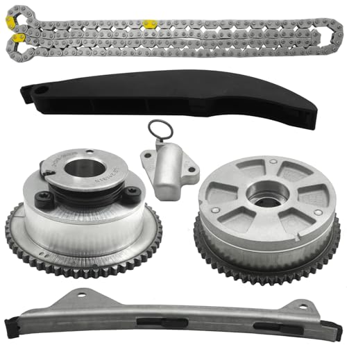 zuverlass 24350-2E700 Timing Chain Kit w/VVT Gear for Hyundai Elantra 2.0 2017-2020,Kona 2.0L 2018-2021,for Veloster 2.0L 2019-2021,for Kia Forte 2.0 17-2022, Forte 5 2.0 L 2017 2018 243212E010 Timing kit - Image 1
