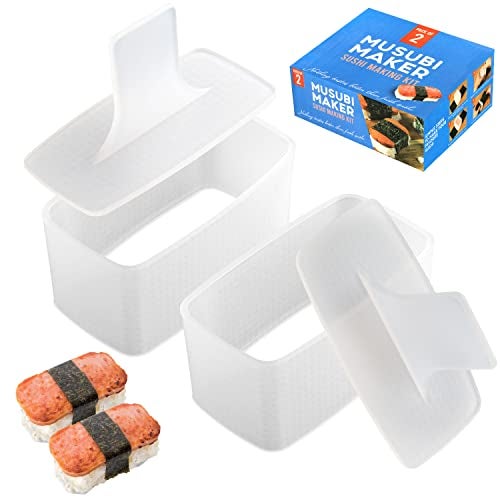 Gadget Beyond Spam Musubi Mold, 2 Pack Musubi Maker Press, Make Your Own Hawaiian Spam Musubi at Home, BPA Free, Non-Stick, The Original Musubi Mold Used in Hawaii restaurants - Image 1