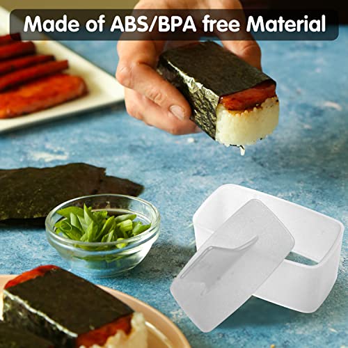 Gadget Beyond Spam Musubi Mold, 2 Pack Musubi Maker Press, Make Your Own Hawaiian Spam Musubi at Home, BPA Free, Non-Stick, The Original Musubi Mold Used in Hawaii restaurants - Image 5