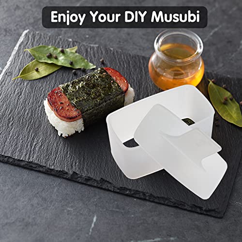 Gadget Beyond Spam Musubi Mold, 2 Pack Musubi Maker Press, Make Your Own Hawaiian Spam Musubi at Home, BPA Free, Non-Stick, The Original Musubi Mold Used in Hawaii restaurants - Image 3