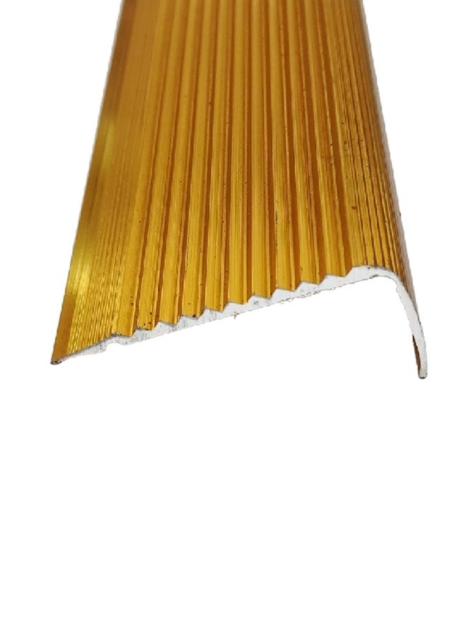 INTCO High-Quality Aluminum Profile End Cap Shiny Gold 2.2 x 4.2 x 271 cm AL-EC-SG