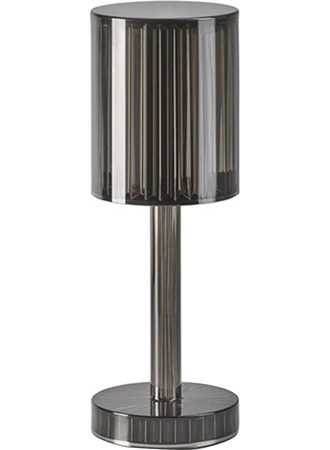 مصباح طاولة كريستالي حديث إضاءة دافئة أسود 30 × 12 0.5 سم - Image 1
