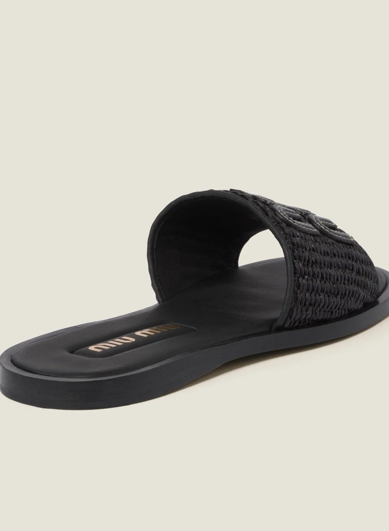 مياو مياو شرائح من القماش المنسوج بتأثير الرافية - Image 2