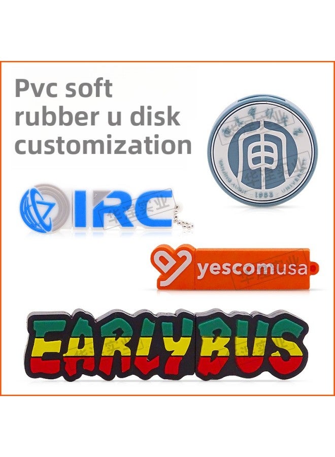 Loquat Cartoon U Disk Custom Creative IP Corporate Image Advertising Logo Portable Disc Three-dimensional Small Gift High-speed 3.0USB-Color:May Day Gift U Disk Customized Mold Opening-Capacity:16GB - Image 1