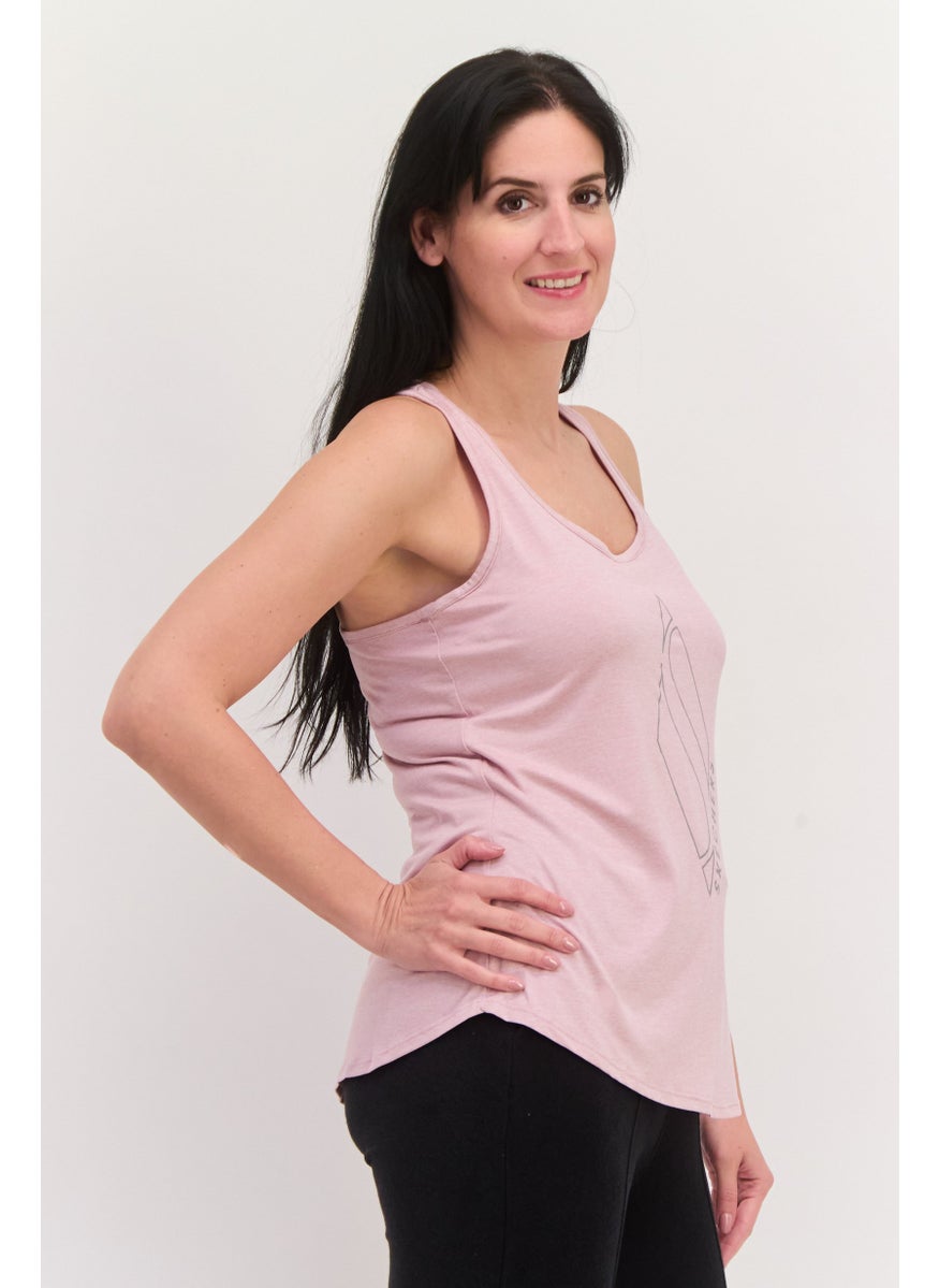 Women Sportswear Fit Sleeveless Training Top, Pink Heather - pzsku/Z931413CDCCF368E8C1A5Z/45/_/1737642600/bbb4ddaf-7122-4c4c-ad50-f58985bca66b