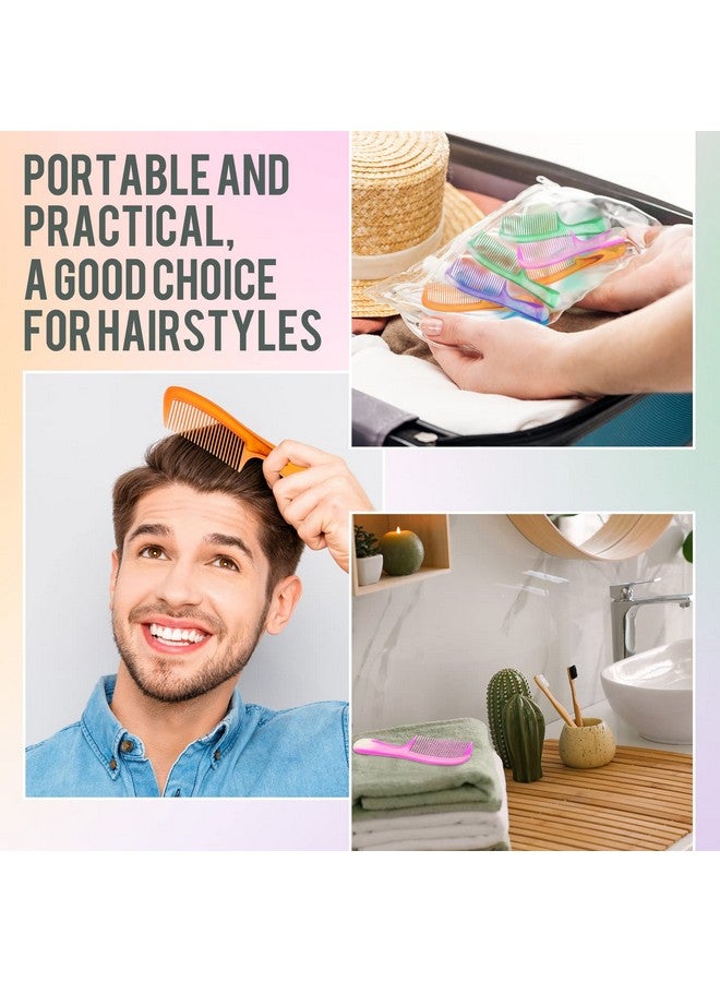 نوجو 200 قطعة من أمشاط الشعر ملفوفة بشكل فردي، مجموعة أمشاط شعر ملونة، مجموعة أمشاط شعر ملونة، لمأوى الفندق، التمريض المنزلي، الكنيسة الخيرية، 4 أنماط - Image 5