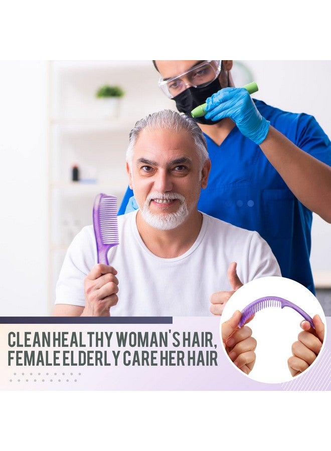 نوجو 200 قطعة من أمشاط الشعر ملفوفة بشكل فردي، مجموعة أمشاط شعر ملونة، مجموعة أمشاط شعر ملونة، لمأوى الفندق، التمريض المنزلي، الكنيسة الخيرية، 4 أنماط - Image 3