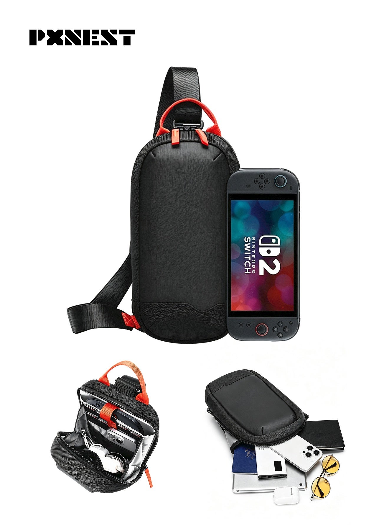 Pxnest Pxnest Switch 2 Crossbody Carrying Bag Z93141967587F0C8551B4Z