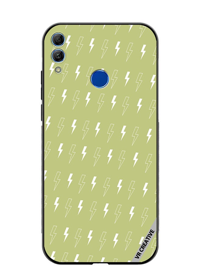 Protective Case Cover For Honor 10 Lite Abstract Design Multicolour