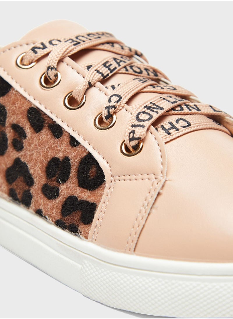 shoexpress - Kids Printed Low Top Sneakers - Image 1