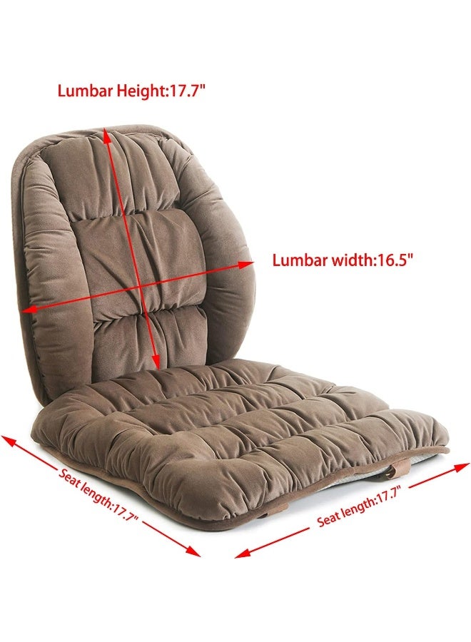 ALIBO Firm Style Chairs Recliner Lumbar Back Support Nonslip Seat Pads Cushion Low Back Pain Relief Warm Lumbar Rest Pillow - Image 3
