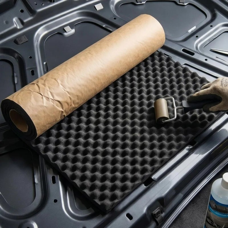 Auto Heat Insulation Pad Sound Deadening Foam Mat Car Engine Hood Door Trunk Roof Shock Proofing Waterproof Self Adhesive Sheet - Image 3