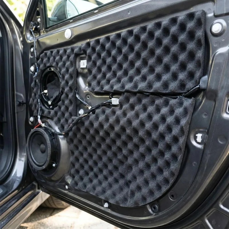 Auto Heat Insulation Pad Sound Deadening Foam Mat Car Engine Hood Door Trunk Roof Shock Proofing Waterproof Self Adhesive Sheet - Image 5