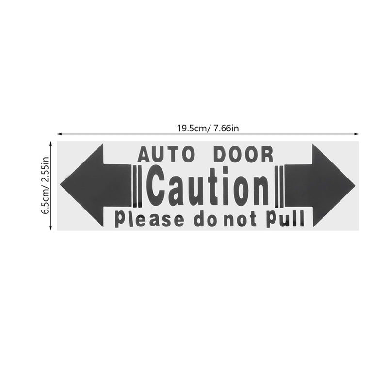 4 Pcs Car Door Safety Warning Stickers Reflective Vinyl Decals Do Not Pull Caution - Image 3
