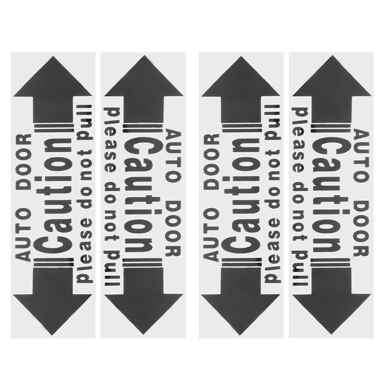 4 Pcs Car Door Safety Warning Stickers Reflective Vinyl Decals Do Not Pull Caution - Image 2