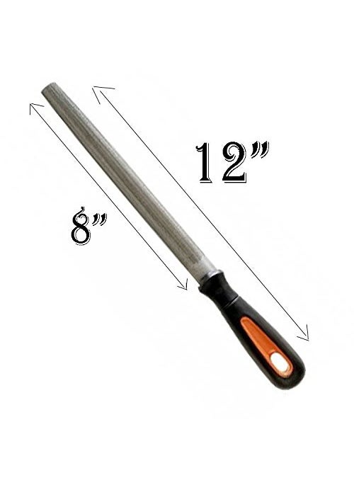 DIY Crafts DIY Crafts Pack Of 1 Set Design No 3 2 Pcs 2 Pieces Yellow Black Handle Steel Middle Cut Half Round Pack Of 1 Set Design No 3  - Image 3