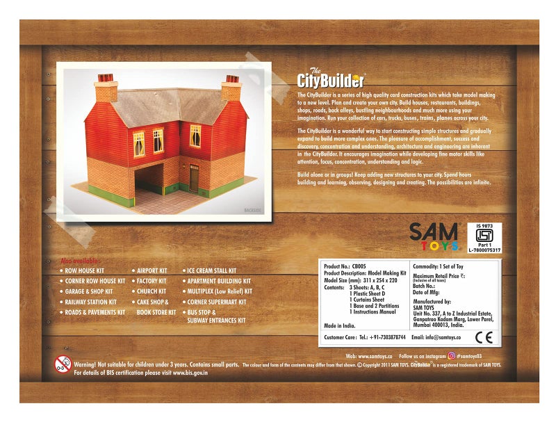 The CityBuilder Corner Inn Model Making Kit 1:43 Scale (7mm) O Gauge - Image 4