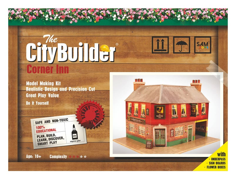 The CityBuilder Corner Inn Model Making Kit 1:43 Scale (7mm) O Gauge - Image 1