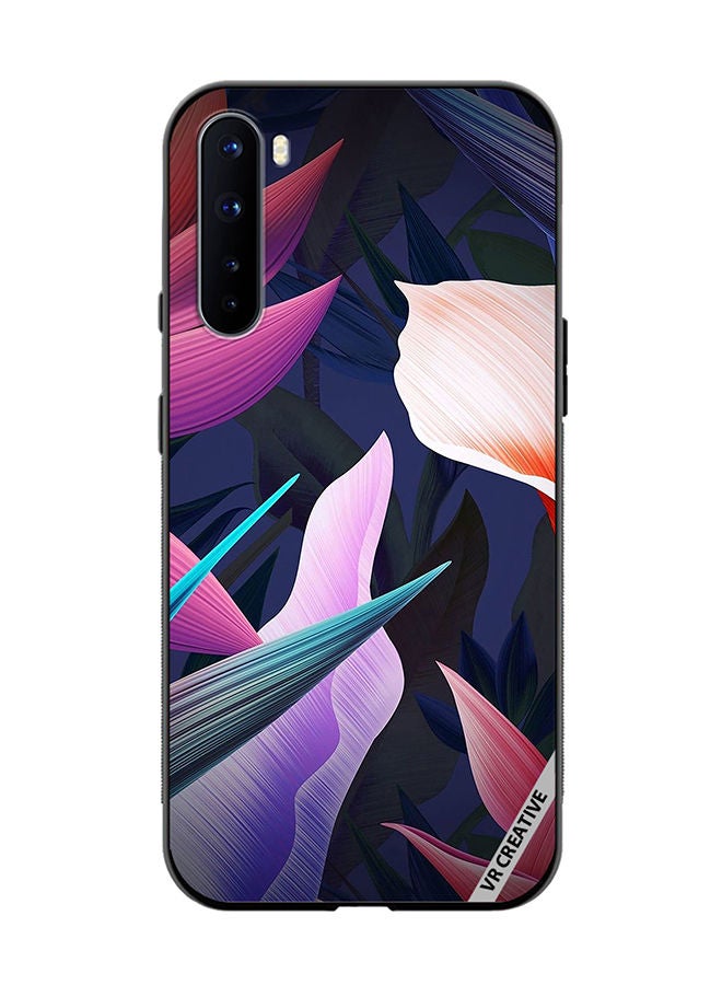 VR CREATIVE Protective Case Cover For OnePlus Nord Colorful Flowers And Leaves Design Multicolour - Image 1