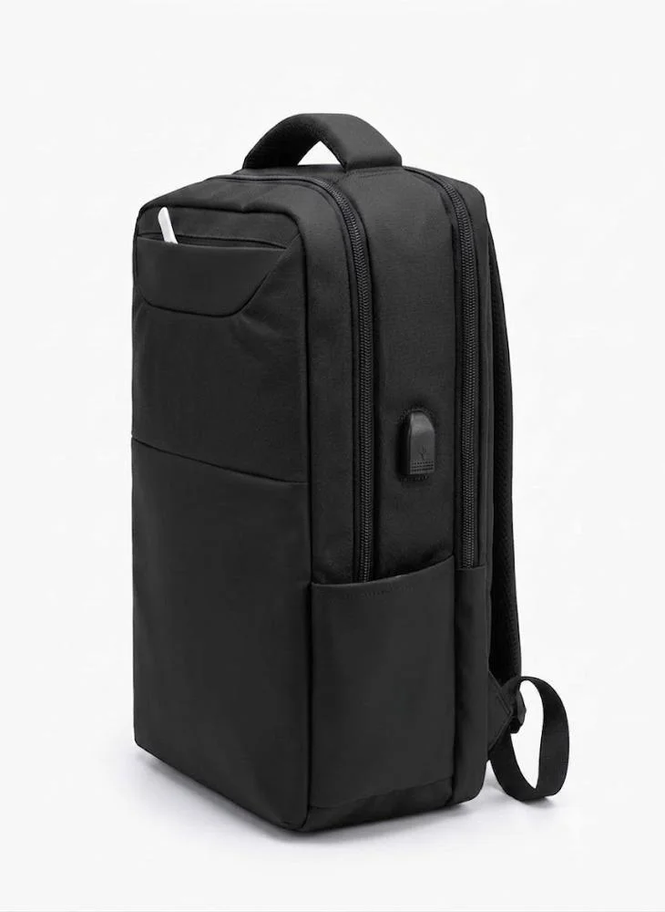 Viny Black Viny Men's Laptop Backpack – Business Bag with Multiple Compartments – Fits 13-inch Laptop – College, Office & Travel – Army Green, Grey, Black, Blue for Men | Best Price UAE