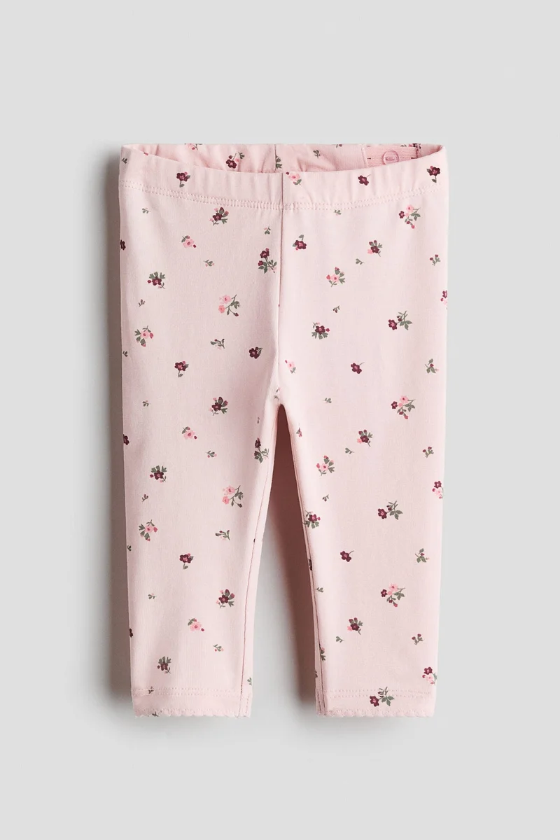 H&M Printed cotton leggings