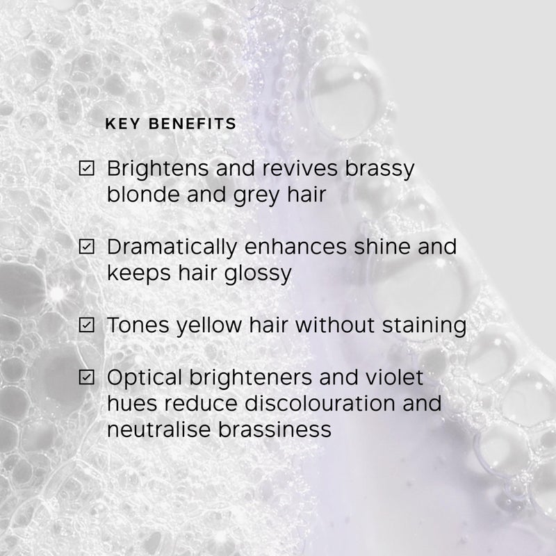 PHILIP KINGSLEY | Pure Blonde/Silver Purple Brightening Shampoo | Color Correcting Shampoo for Blonde, Silver, Grey, Platinum, Bleached, Brassy Hair | For Orange Brassiness and Yellow Tones | 33.8oz - Image 3