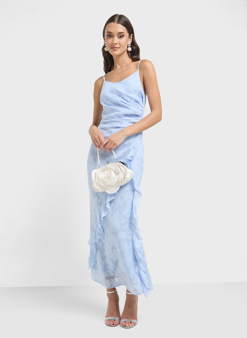 ايلا فستان كشكش بنقشة الزهور - Image 4