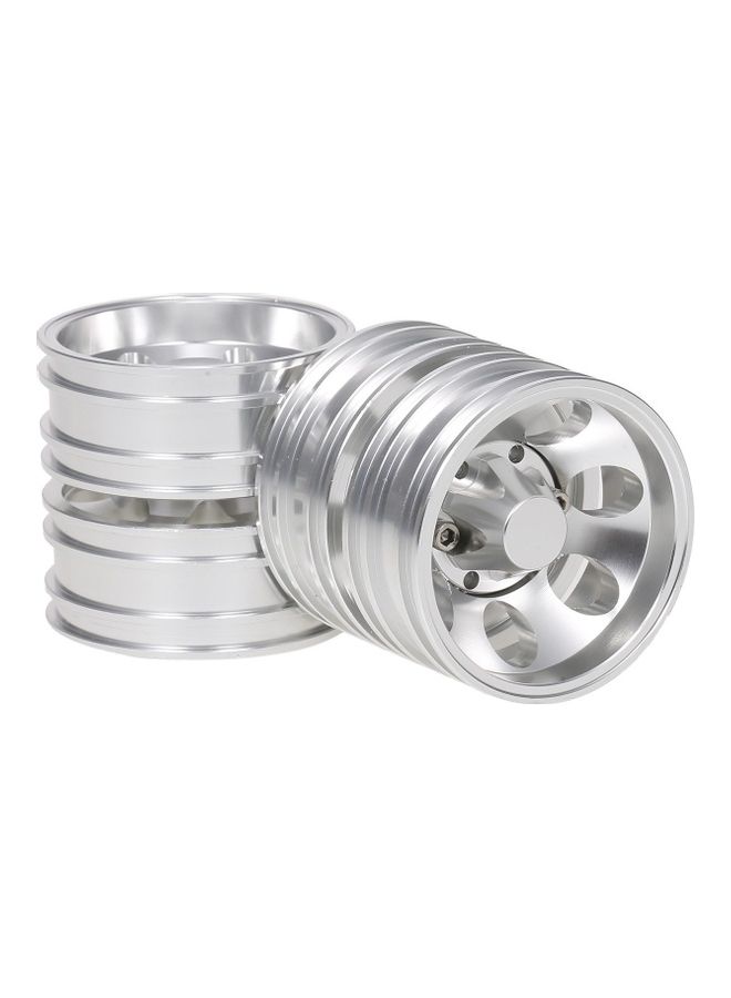 NIBEMINENT 2-Piece Trailer Rear Hub Aluminum Alloy Rim 7 Spokes Set - Image 2
