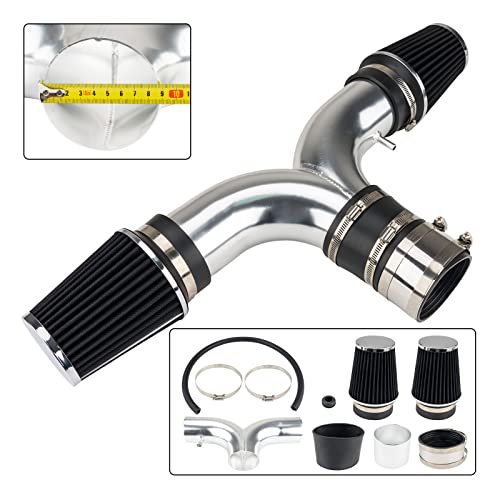 AUTOSITY Air Intake Kit, Cold Air Intake w/Filter Replacement for 2003-2008 Ram 1500 Hemi 5.7L V8 Engine (Black) - Image 4