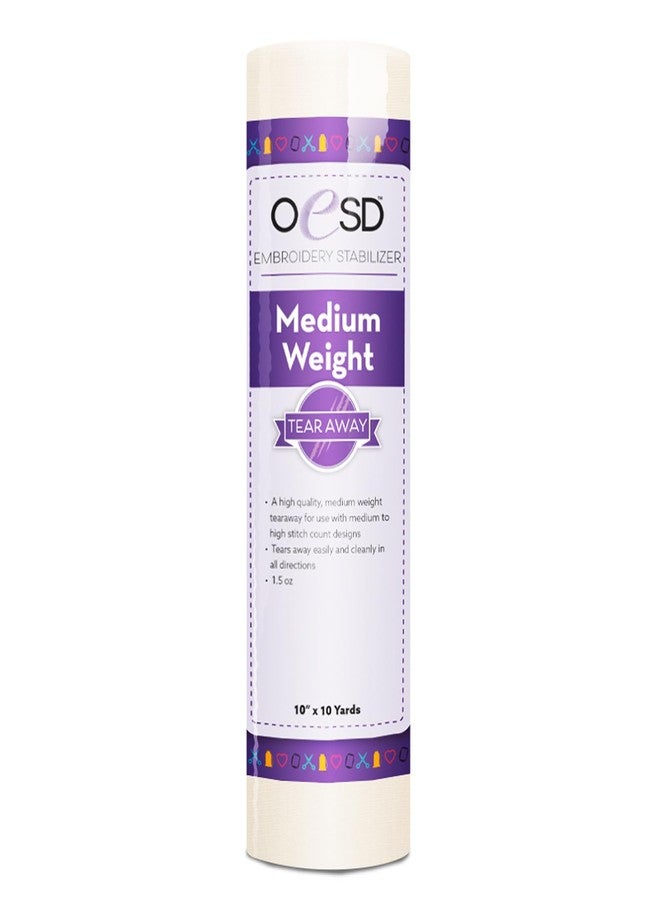 OESD Medium Weight Tear Away Embroidery Stabilizer 10" x 10 Yd Roll - Image 1