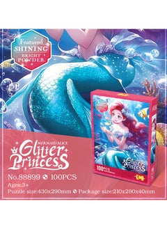 Generic 100-Piece Princess Jigsaw Puzzle - Kid Toy - Brain Games - Child Education Development Toy  - Image 2