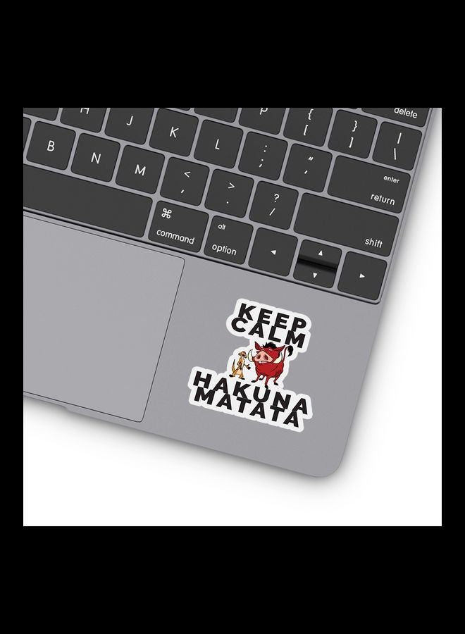RKN The Lion King Keep Calm Funny Vinyl Stickers For Laptop 3inch - Image 2