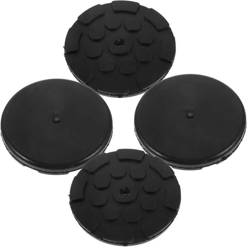 Unomor 4pcs Car Lift Pads Jacking Lifting Rubber Mat Trays Auto Jack Stand Pads - Image 1
