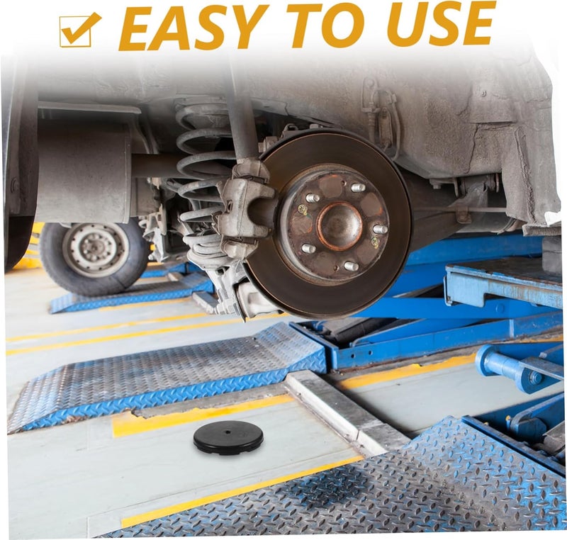 Unomor 4pcs Car Lift Pads Jacking Lifting Rubber Mat Trays Auto Jack Stand Pads - Image 4