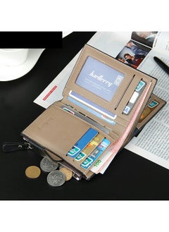 NIBEMINENT PU Leather Credit Card Holder Brown  - Image 3