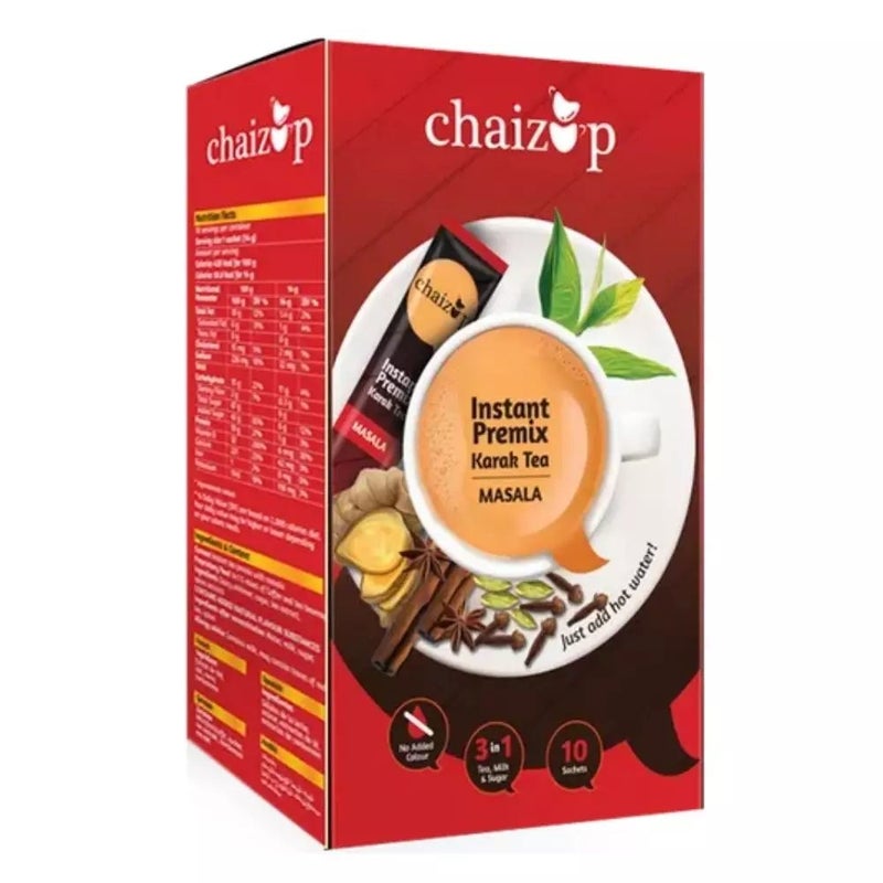 Chaizup Instant Premix Masala Karak Tea Sachet- 10pcs
