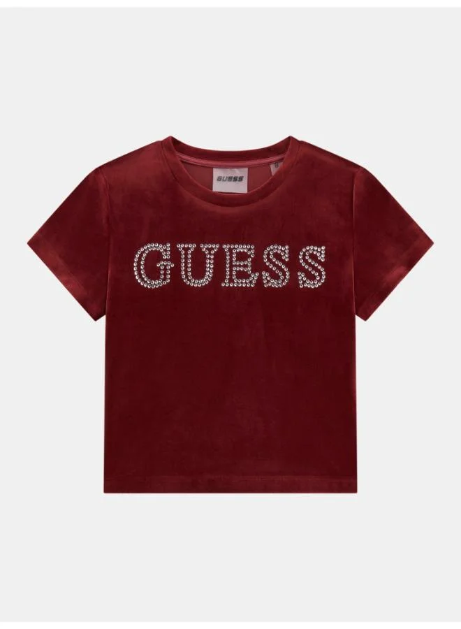 GUESS Kids Printed Crew neck T-Shirt