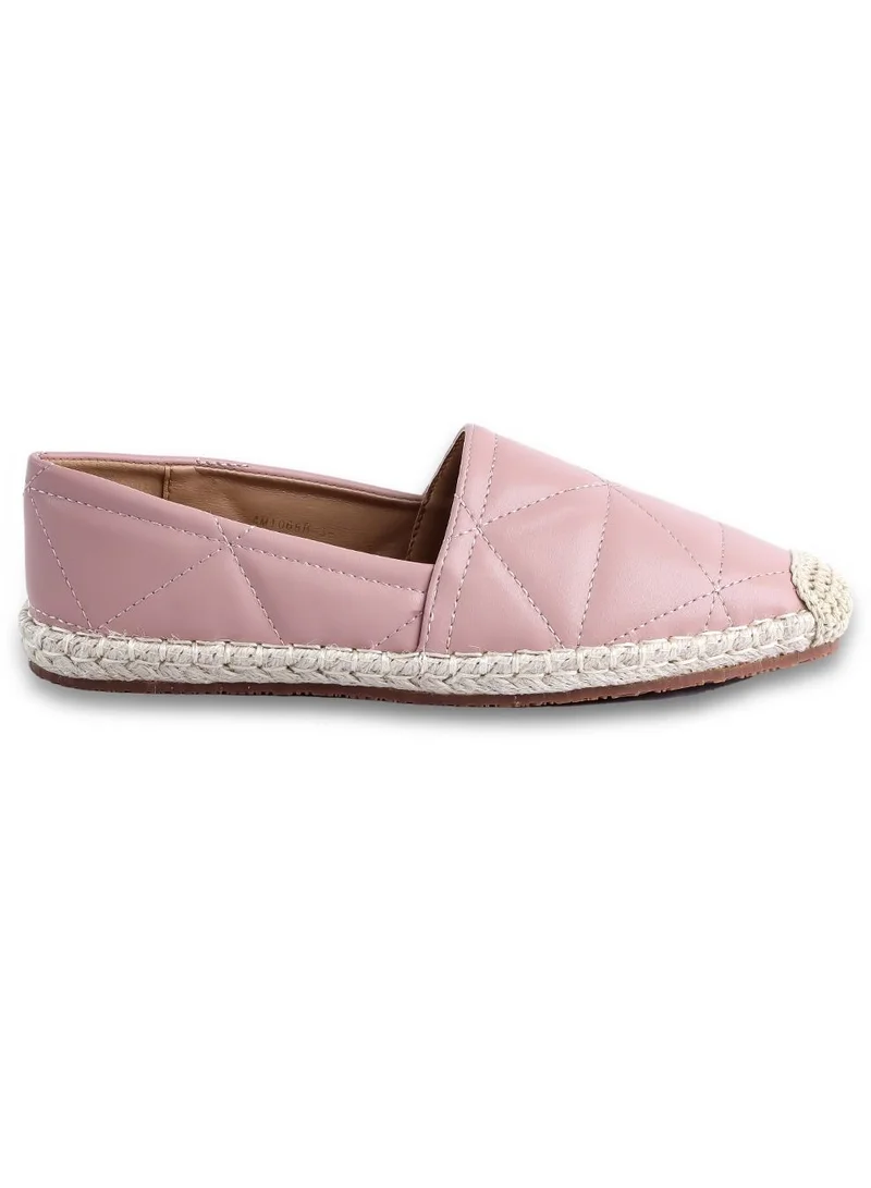 Alberta Quilted Leather Women's Slip On Casual Shoe Espadrilles