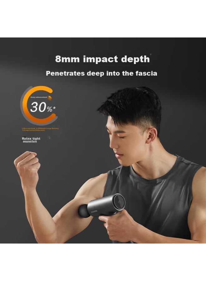 JD.com Jd Jingzao Sports مسدس التدليك الرياضي J7 Pro Professional مسدس اللفافة مدلك الكتف والرقبة العمود الفقري العنقي الكتف الرقبة الخصر استرخاء العضلات العميق مدلك الساق، هدية للرجال هدية عيد ميلاد للنساء - Image 3