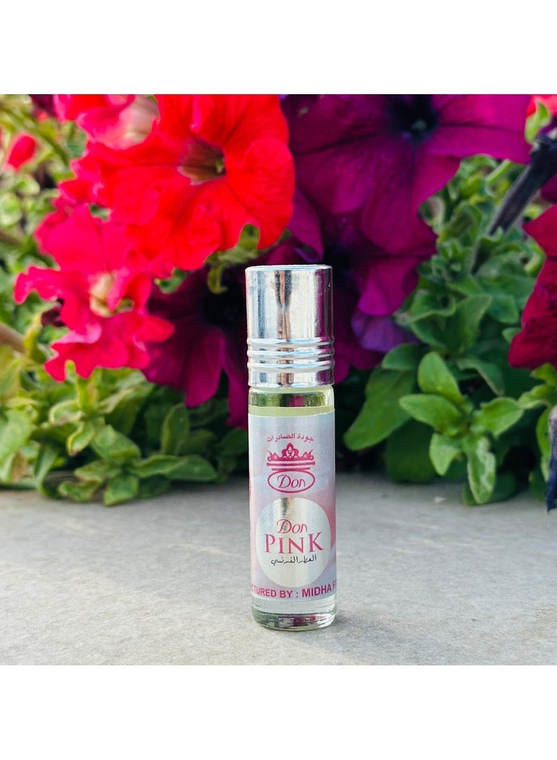 don French Fragrance Roll On Perfume Pink 6ml (Pack of 6) - Image 4