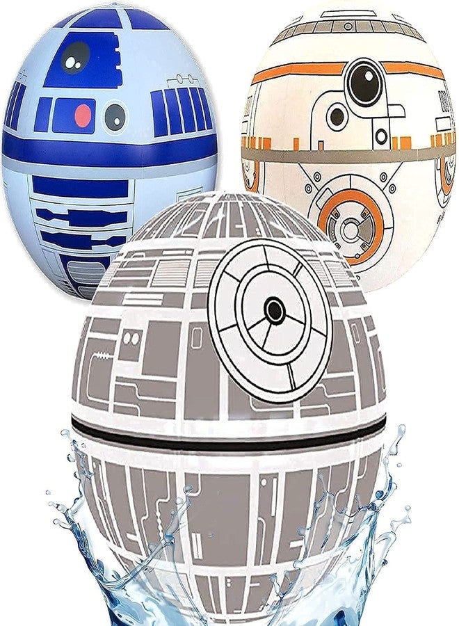 NINOSTAR Play Balls Set of 3 - Fun Indoor and Outdoor Gift, for Play/Room Decor/Party Decor/Pool Inflatable Water Toys - Image 1