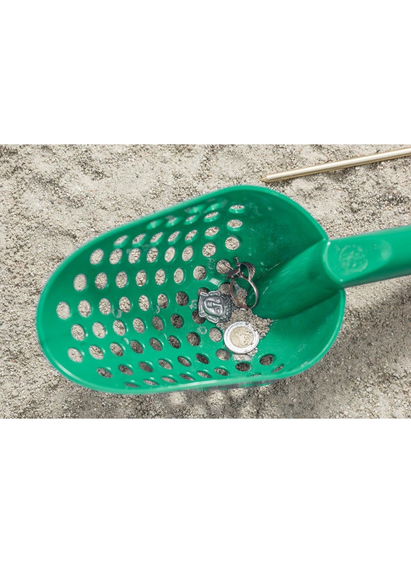 SE SE 14Inch Green Sand Scoop with Brass Probe for Gold Panning and Metal Detecting  2in1 Design with 418 Inch Probe  GP3SS23GG  - Image 4