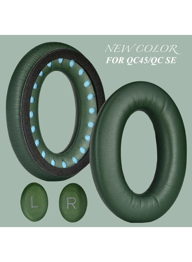 2 Pack Black Replacement Ear Pads For Bose QuietComfort 45 QC45 QC SE Headphones - Image 2