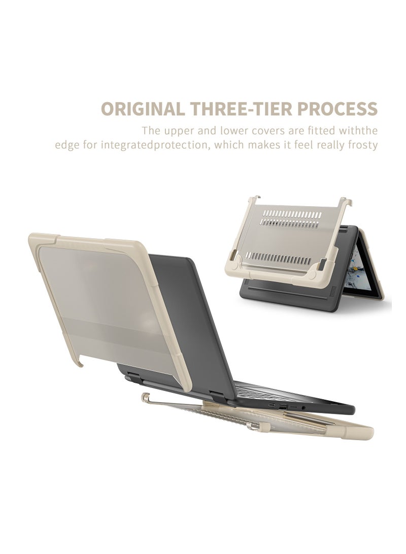 Case for Dell Chromebook 11.6-inch (3100/3110) Touchscreen 2-in-1, Corner Protection Heavy Duty Rugged Bumper Shockproof Plastic Hard Case - Image 3