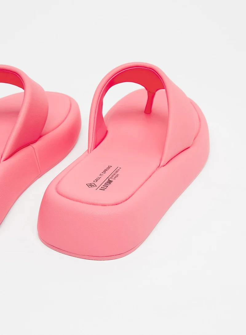 كول ات سبرنج Casual Flatform Sandals