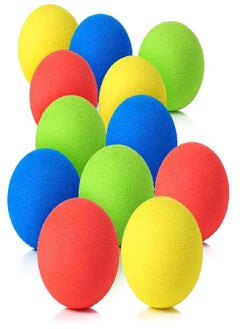 Pllieay 12 Pieces 2.4 Inch Soft Foam Balls Lightweight Mini Indoor Toys Play Balls For Safe Fun, Bright Colors, Birthday For Boys And Girls  - Image 1
