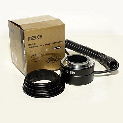Meike Automatic AF Auto Focus Multifunctional E-Macro Extension Tube MK-C-UP Macro & Reverse Mount On Lens with 58mm 67mm 72mm 77mm Adapter Rings for Canon EF/EF-S Mount Lenses - Image 5