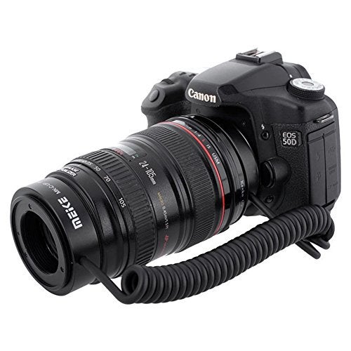 Meike Automatic AF Auto Focus Multifunctional E-Macro Extension Tube MK-C-UP Macro & Reverse Mount On Lens with 58mm 67mm 72mm 77mm Adapter Rings for Canon EF/EF-S Mount Lenses - Image 3