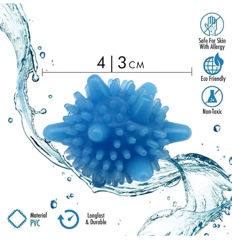 DEE SONS TangleFree laundry Scrubbing Balls AntiWrap Protection Washing Clothes Reusable Dryer Ball 10 PC Multicolor Soft plastic - Image 4